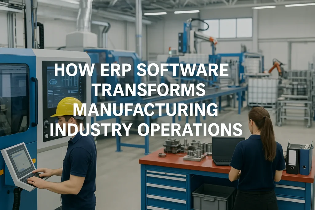 How ERP Software Transforms Manufacturing Industry Operations